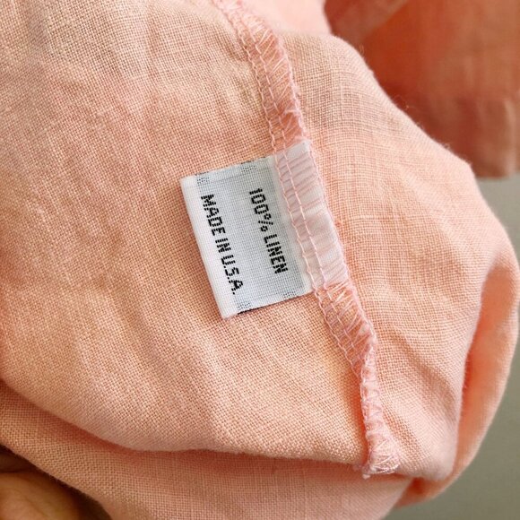 BRYN WALKER Rosebud Light Weight 100% Linen 3/4 Sleeve Size Large - Picture 9 of 9